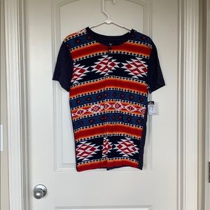 T shirt with design on the front